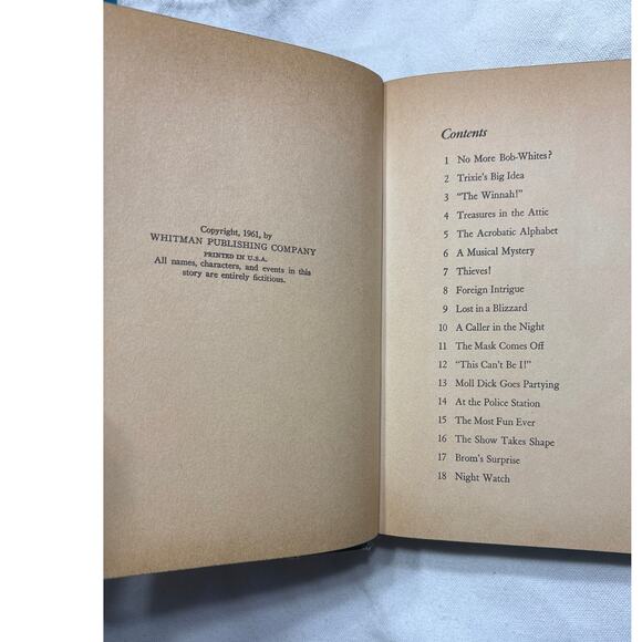 Trixie Belden and the Mysterious Code 1961 Whitman Vintage Book - Picture 9 of 11